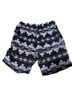 H&M Black and White Aztec Print Men’s Shorts